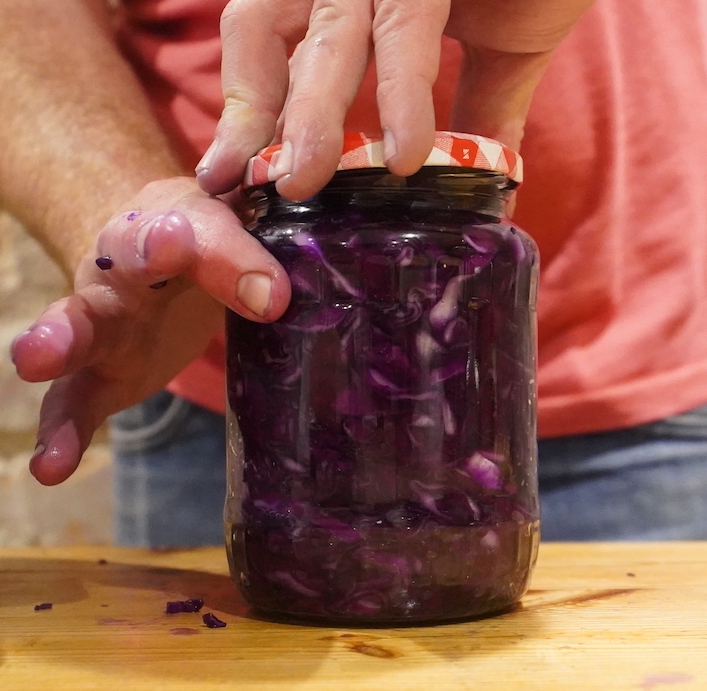 lid on jar